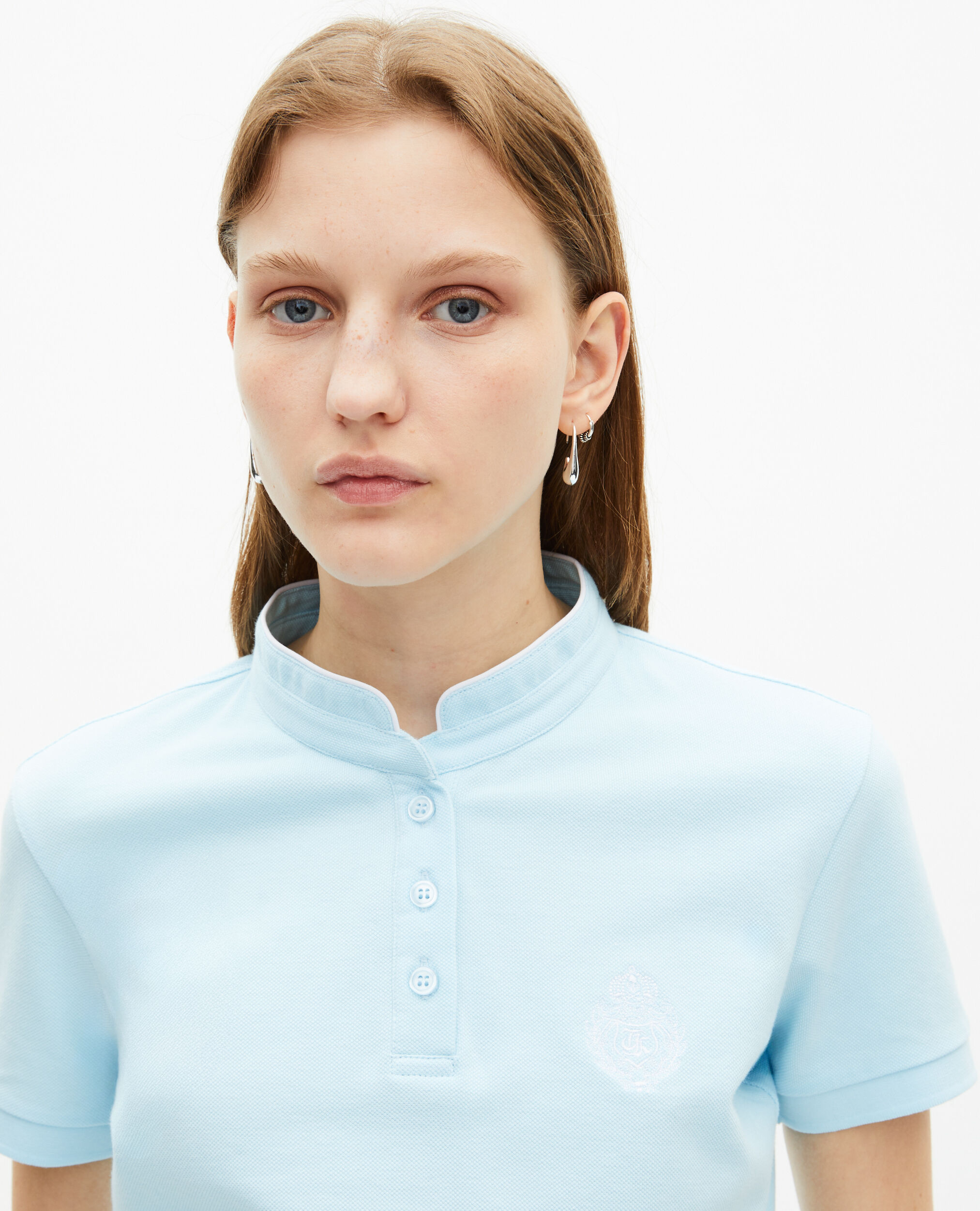 Polo col mao bleu clair, BABY BLUE, hi-res image number null
