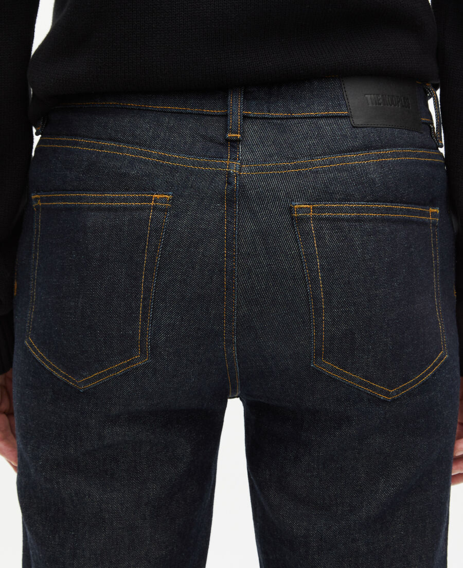 The Kooples HOMME BLUE RINSE jean slim denim bleu