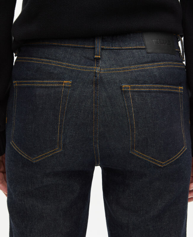 The Kooples HOMME BLUE RINSE jean slim denim bleu
