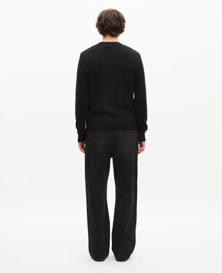 The Kooples HOMME BLACK-ECRU pull tête de mort noir