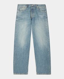 The Kooples HOMME USED RAPIECE jean droit bleu clair 