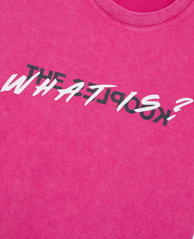 The Kooples FEMME FUSHIA t-shirt what is rose