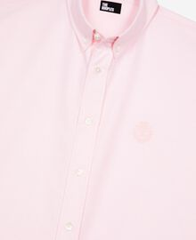 The Kooples HOMME PALE PINK chemise manches courtes avec blason rose