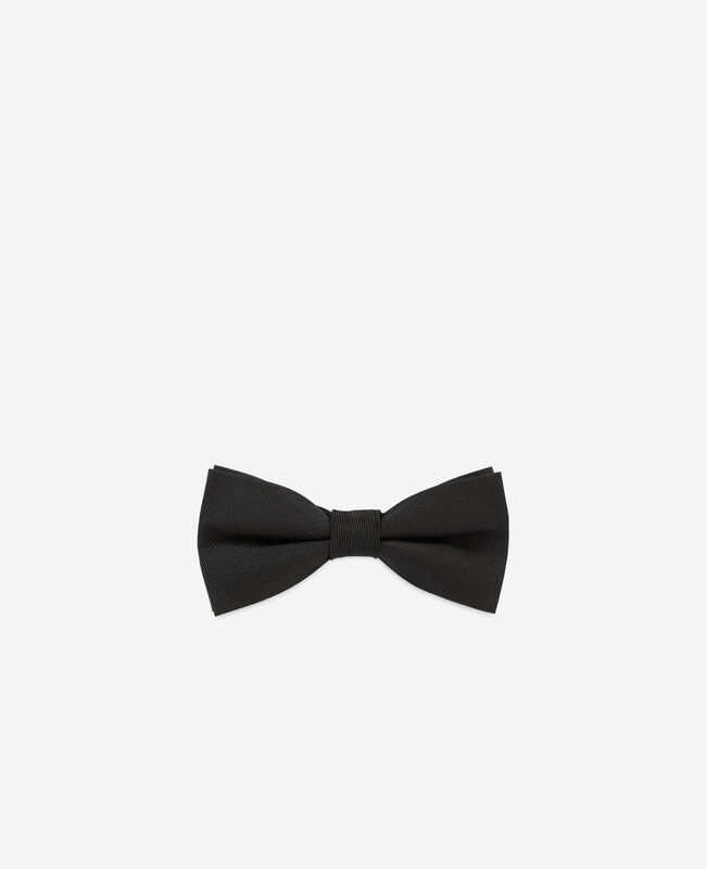 The Kooples HOMME BLACK nœud papillon en soie noir