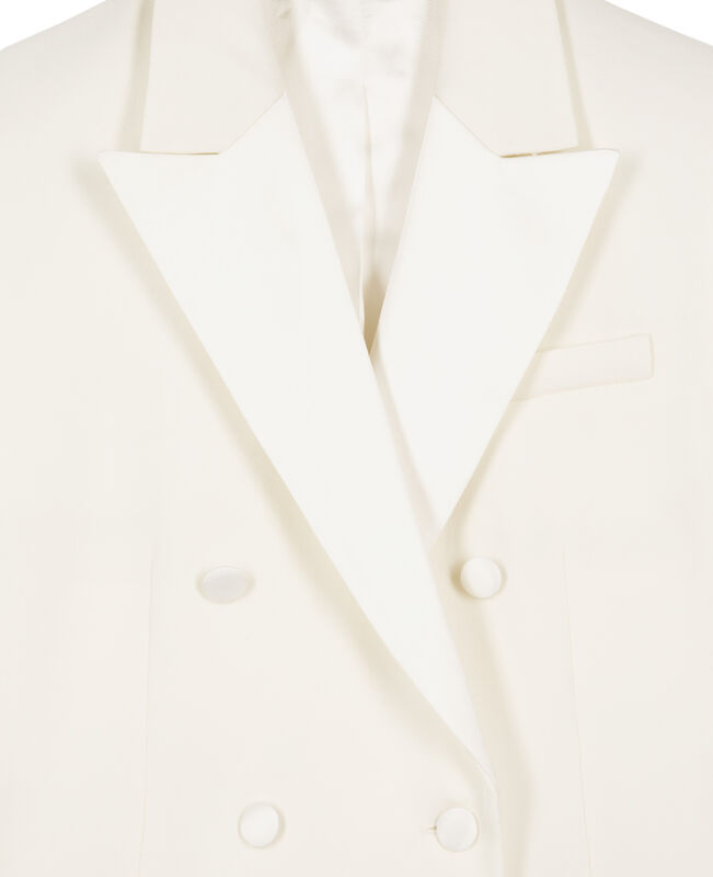 The Kooples FEMME ECRU veste de smoking écrue