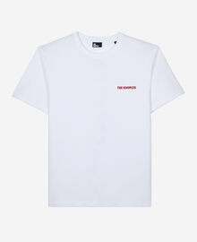 The Kooples HOMME WHITE t-shirt avec sérigraphie logo blanc