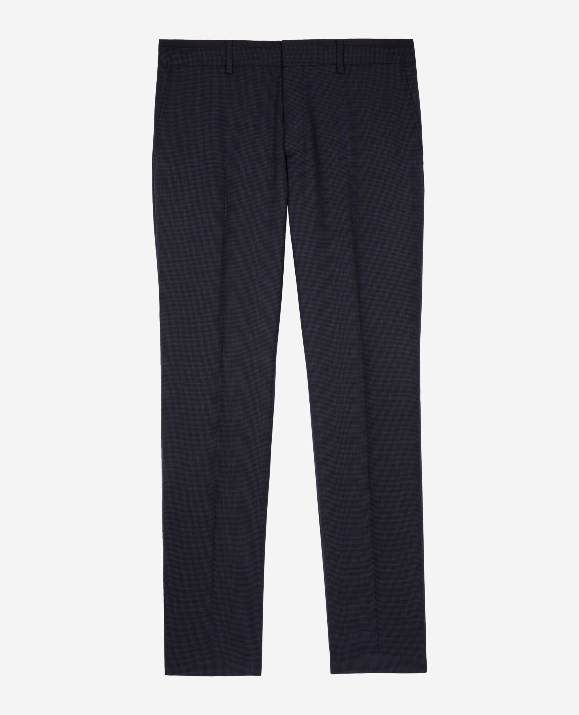 Pantalon de costume pied de puce bleu, NAVY, hi-res image number null