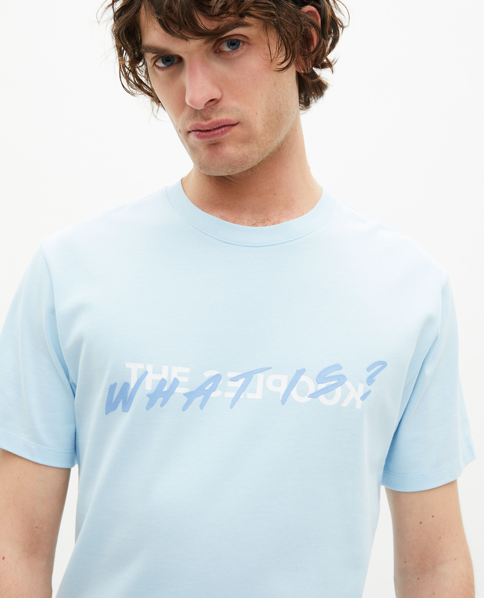 T-shirt What is bleu clair, BLUE SKY, hi-res image number null