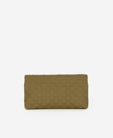 The Kooples FEMME KAKI pochette héritage small en canva kaki