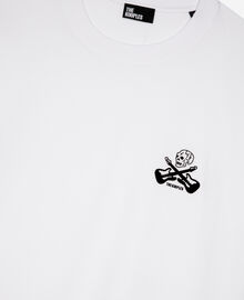 The Kooples HOMME WHITE t-shirt avec flocage blanc