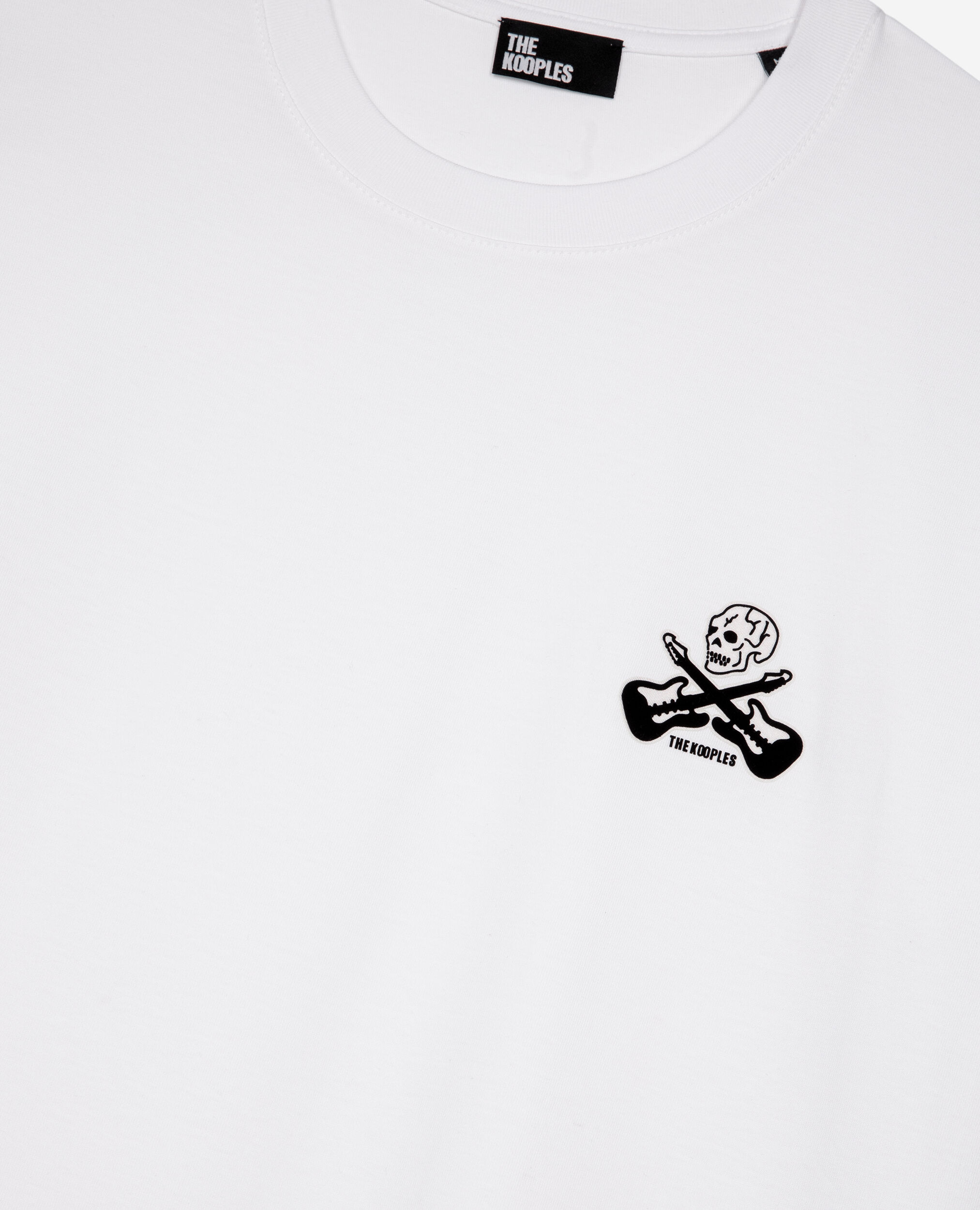 T-shirt avec flocage blanc, WHITE, hi-res image number null