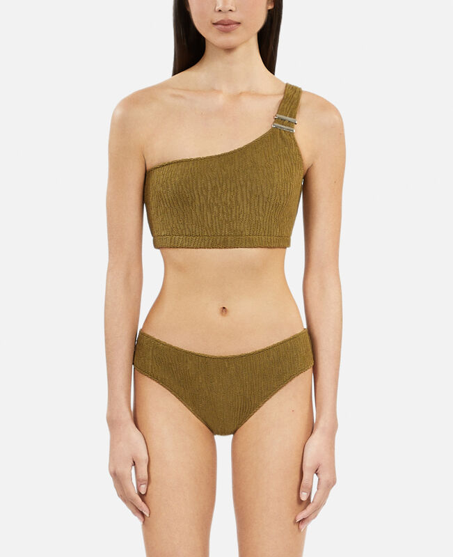 The Kooples FEMME KAKI haut de maillot de bain the kooples x luz asymétrique kaki