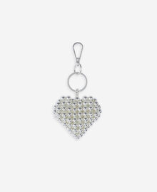 The Kooples FEMME SILVER bijou de sac cœur argenté