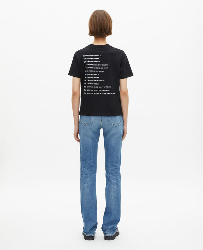 The Kooples FEMME BLACK t-shirt what is noir
