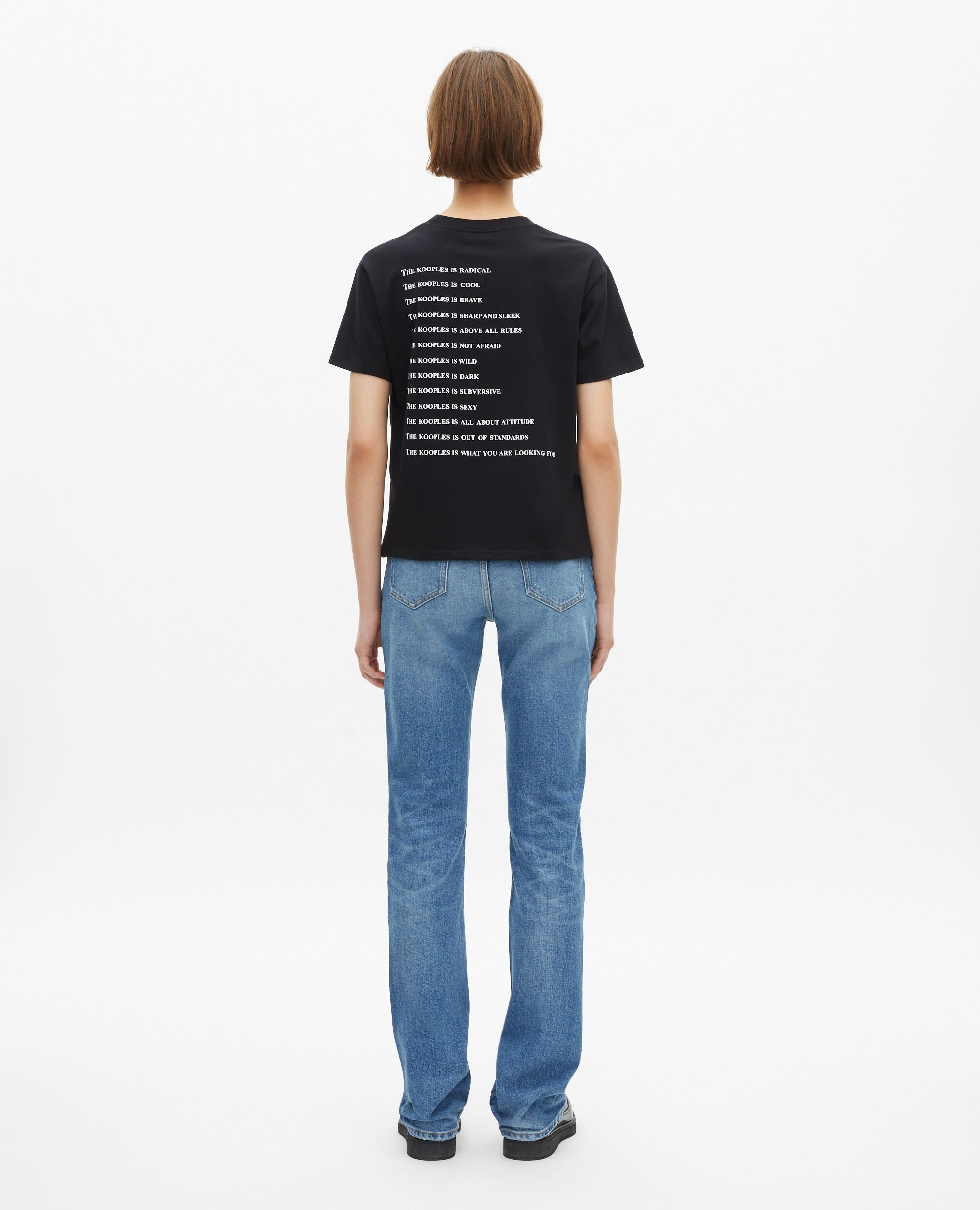 T-shirt What is noir, BLACK, hi-res image number null