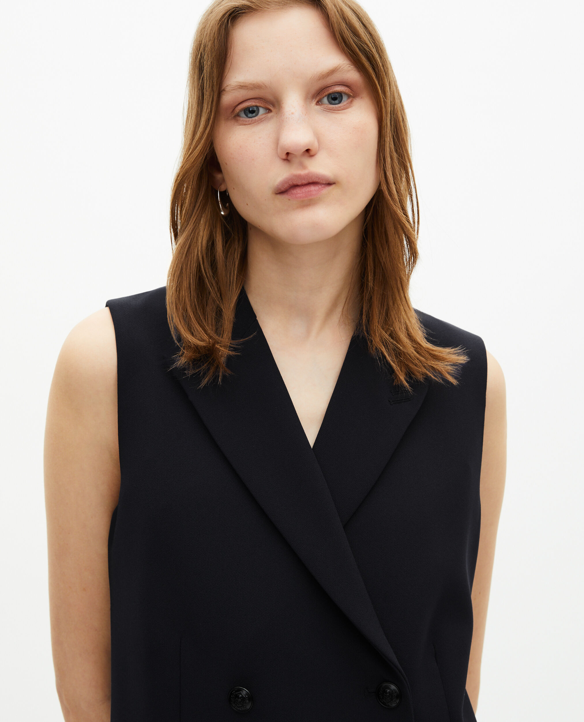 Robe tailleur courte marine, NAVY, hi-res image number null
