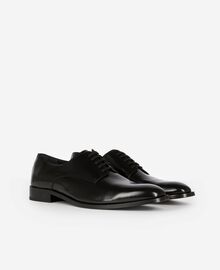 The Kooples HOMME BLACK derbies en cuir noir