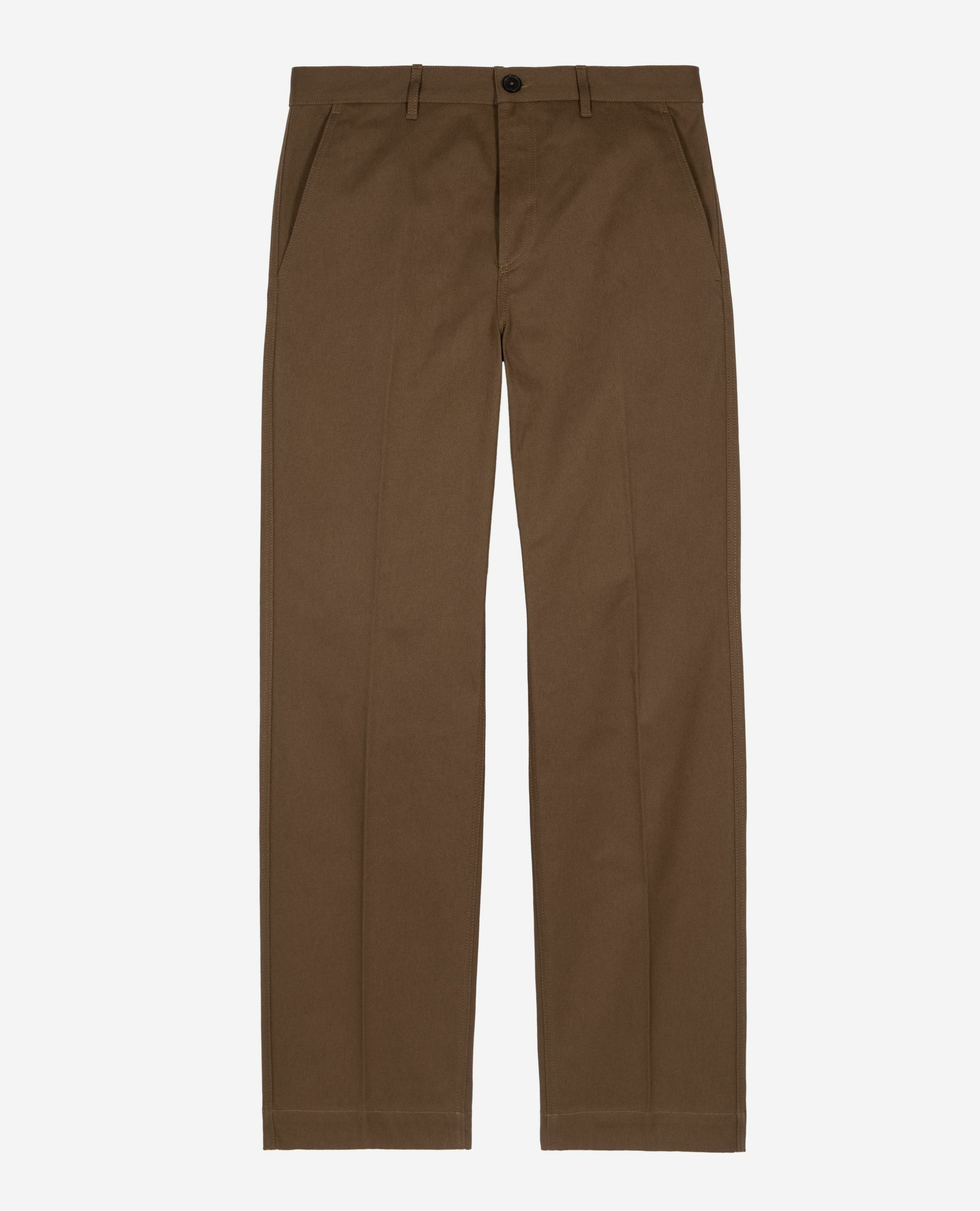 Pantalon droit kaki, KAKI, hi-res image number null