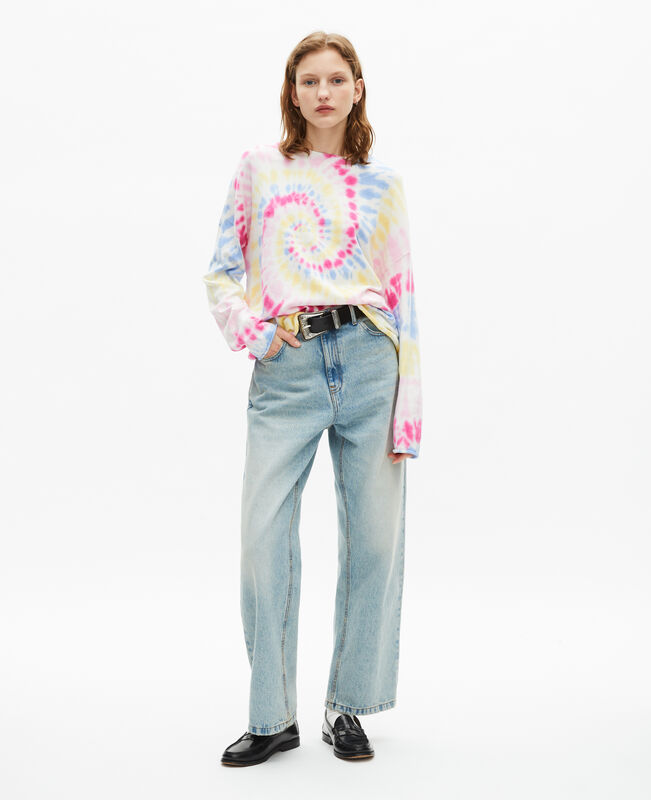 The Kooples FEMME MULTICOLOR pull tie and die multicolor