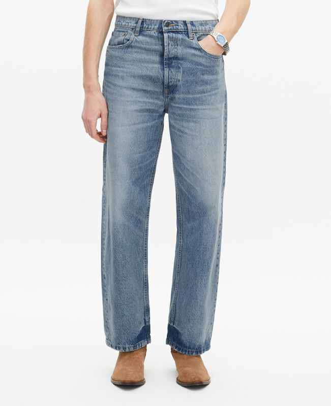 The Kooples HOMME BABY BLUE jean droit bleu