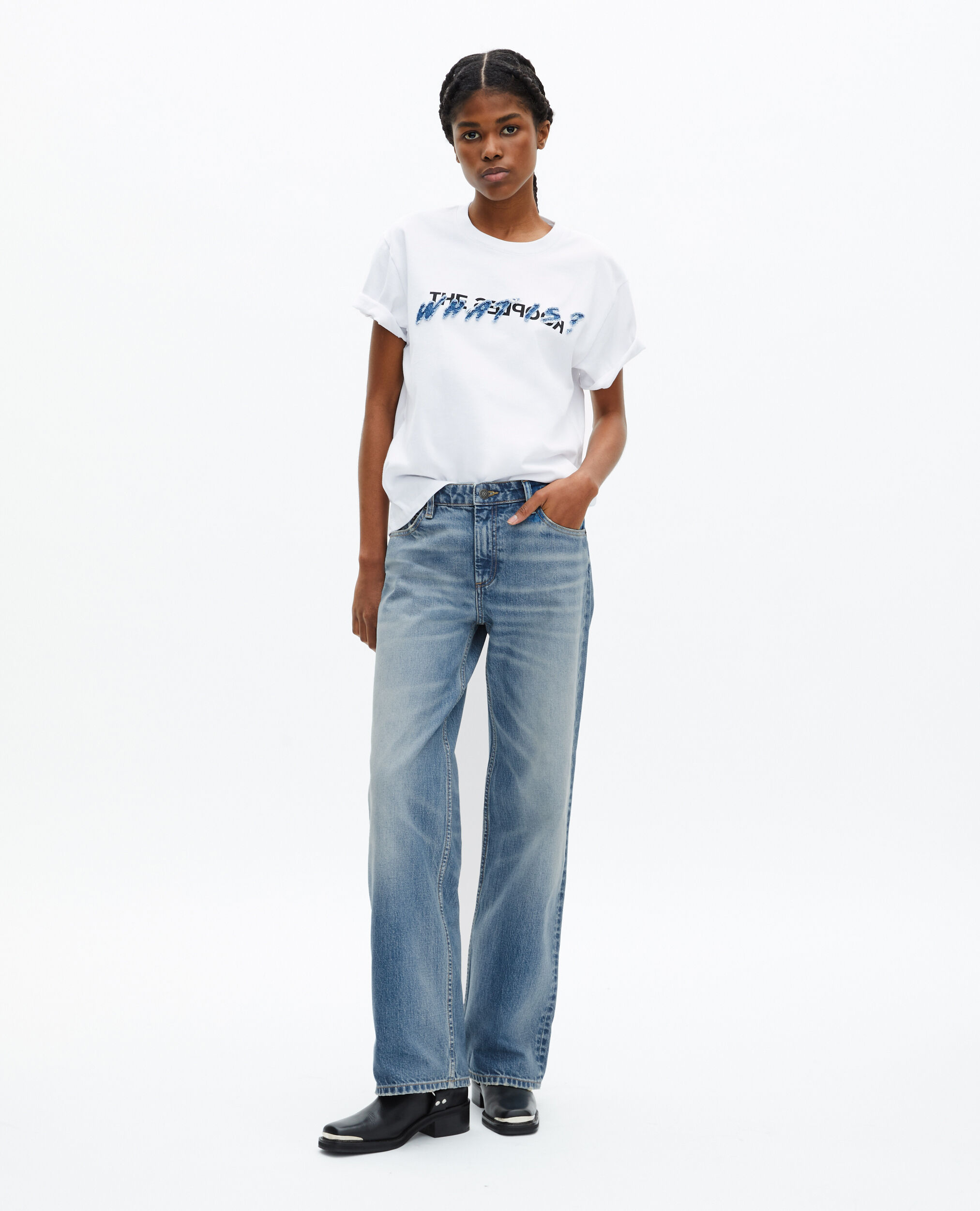 T-shirt What is blanc, WHITE, hi-res image number null