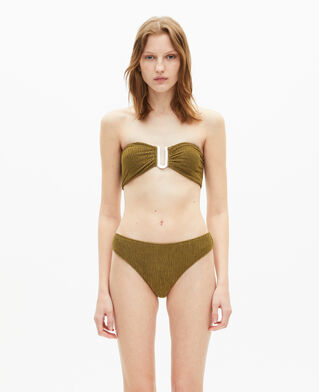 The Kooples FEMME KAKI bas de maillot de bain the kooples x luz bikini kaki