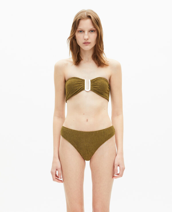 The Kooples FEMME KAKI bas de maillot de bain the kooples x luz bikini kaki