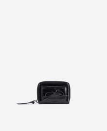 The Kooples FEMME BLACK porte monnaie amelia en cuir noir