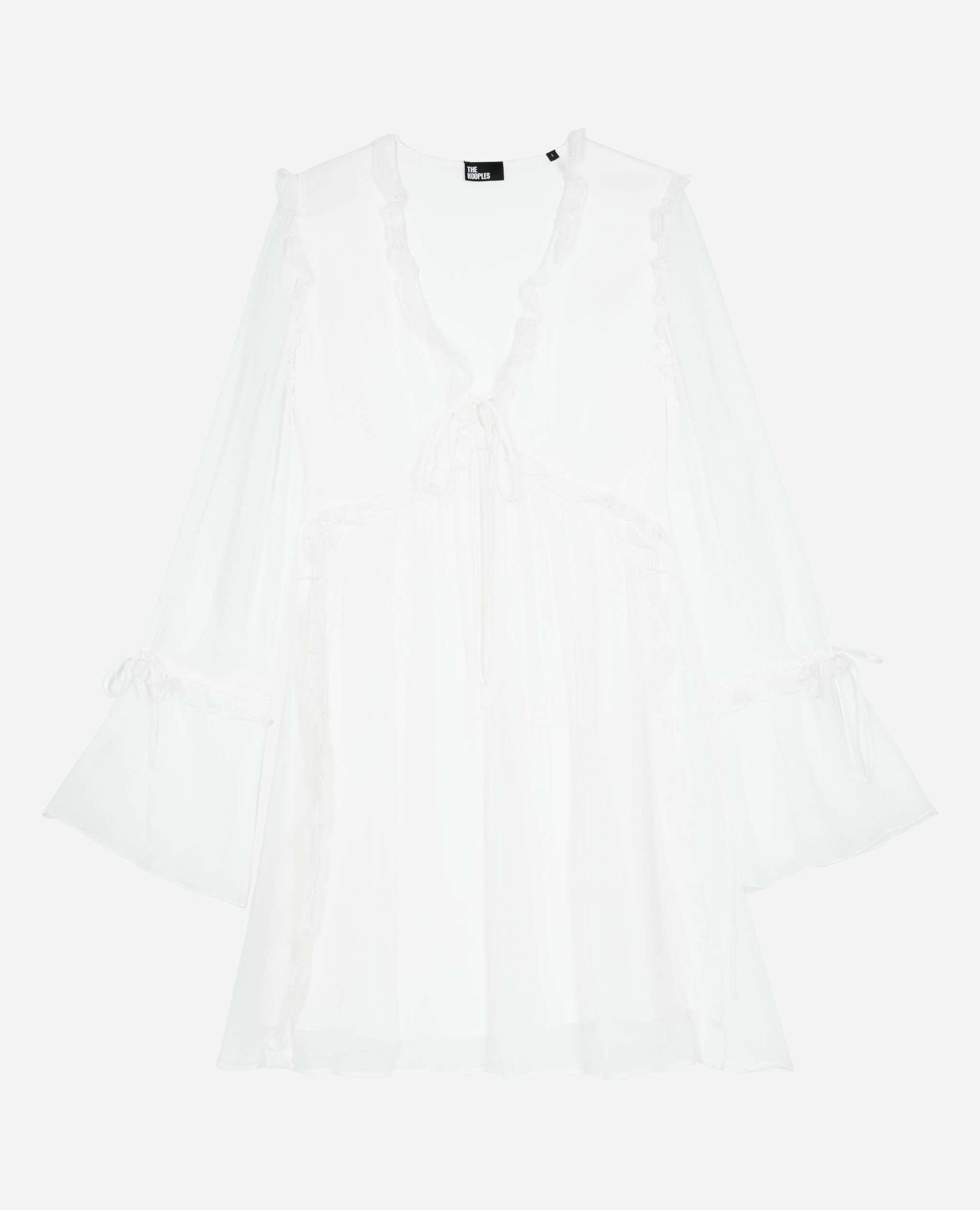 Robe courte avec volants écru, ECRU, hi-res image number null