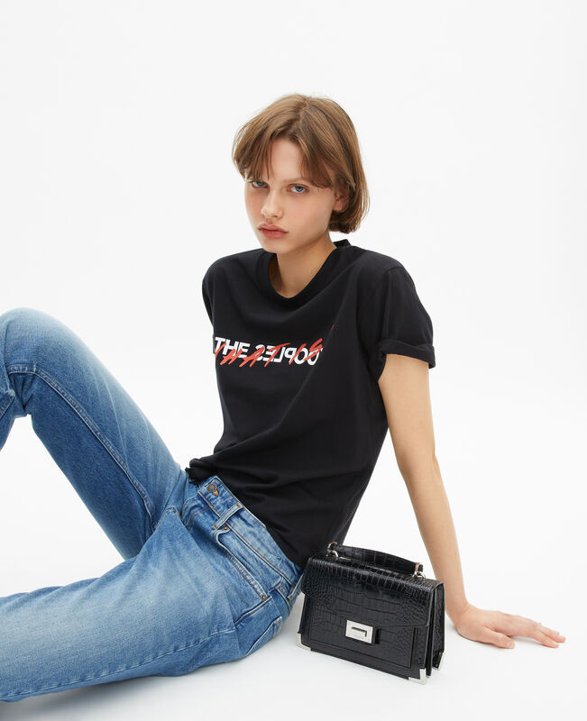 The Kooples FEMME BLACK t-shirt what is noir