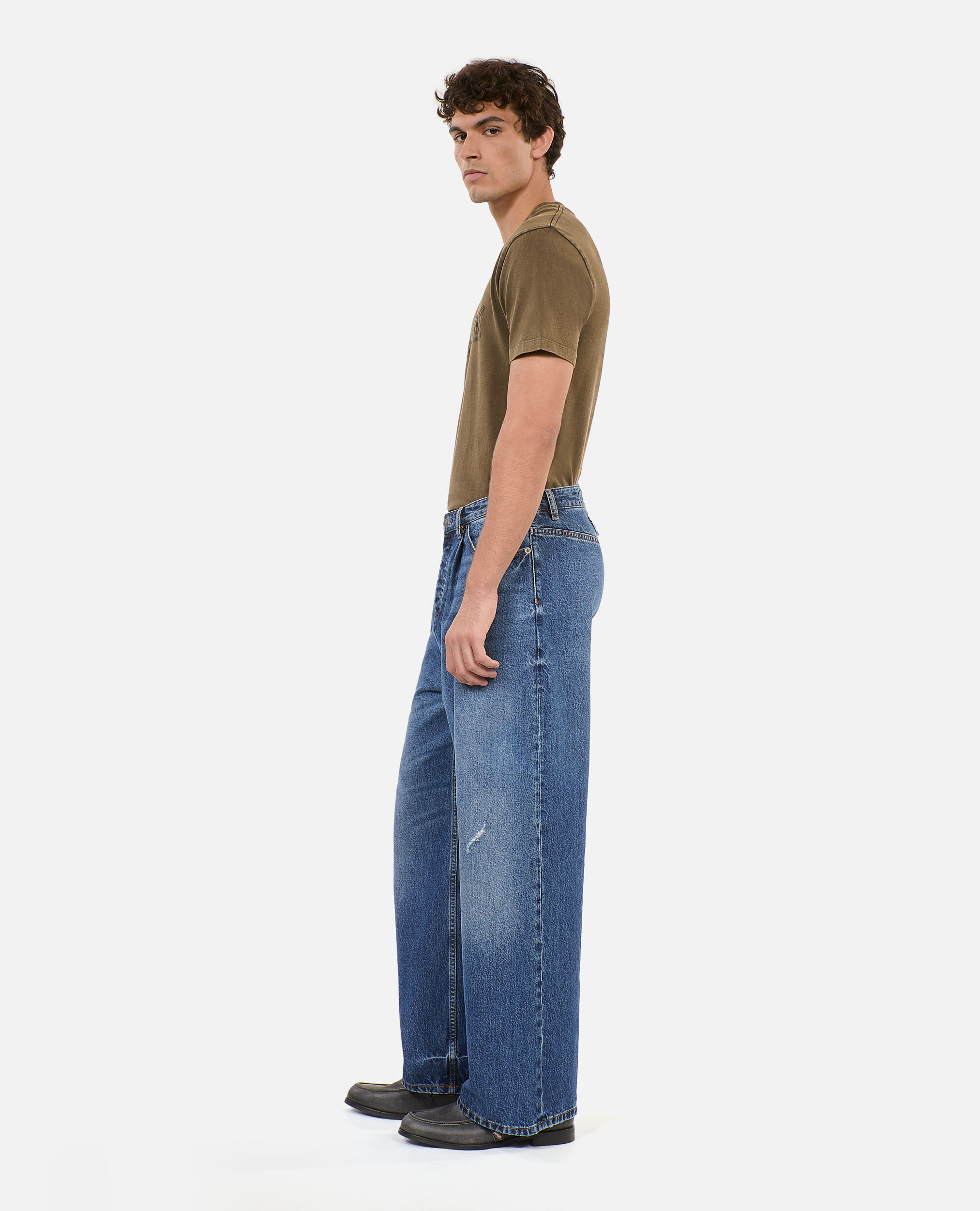 Jean large bleu foncé, BLUE ELECTRIC, hi-res image number null