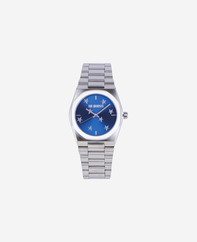 The Kooples MIXTE NAVY / SILVER montre avec étoiles argentée cadran bleu