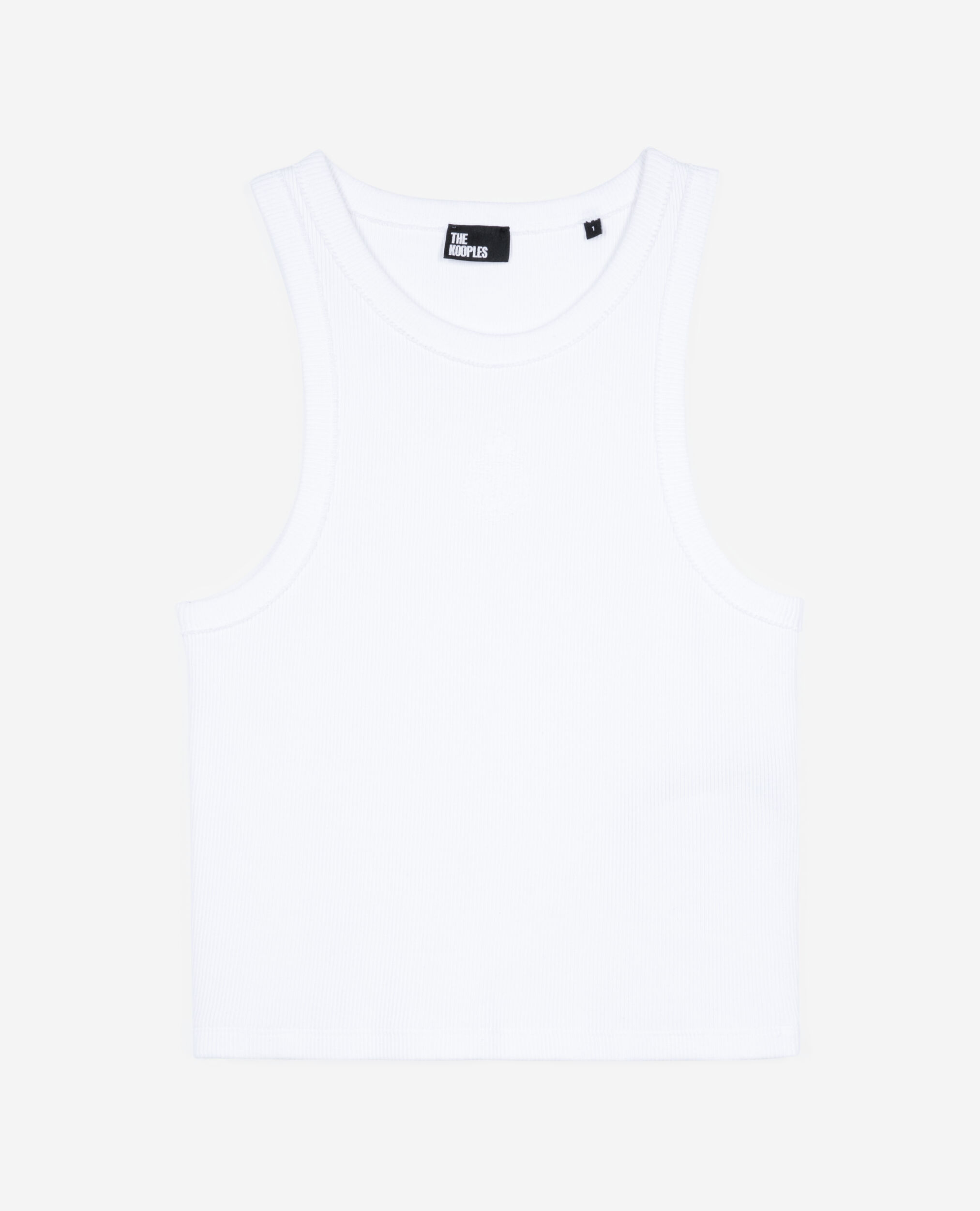Débardeur avec blason blanc, WHITE, hi-res image number null