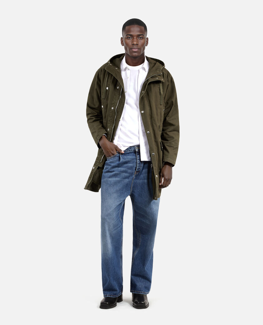The Kooples HOMBRE KAKI parka caqui con capucha