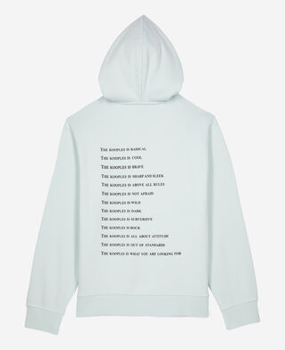 The Kooples FEMME BABY BLUE sweatshirt à capuche what is bleu clair