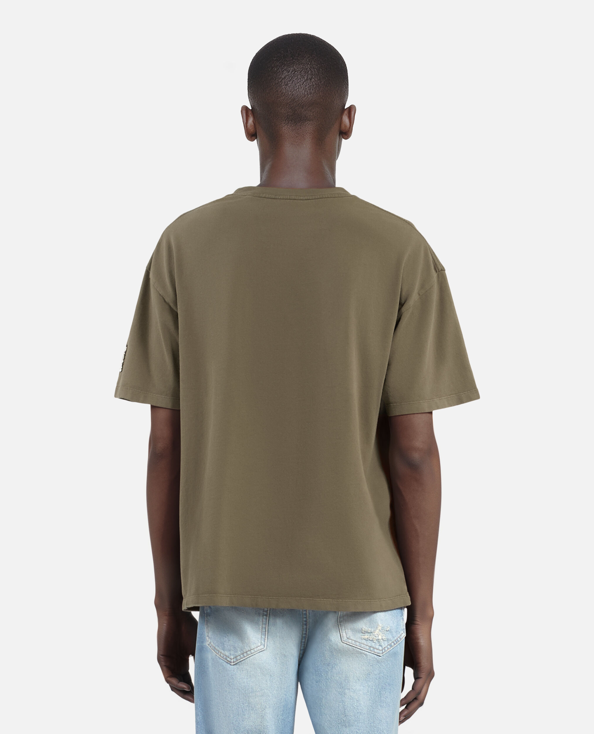 T-shirt avec patchs kaki, DARK BROWN, hi-res image number null
