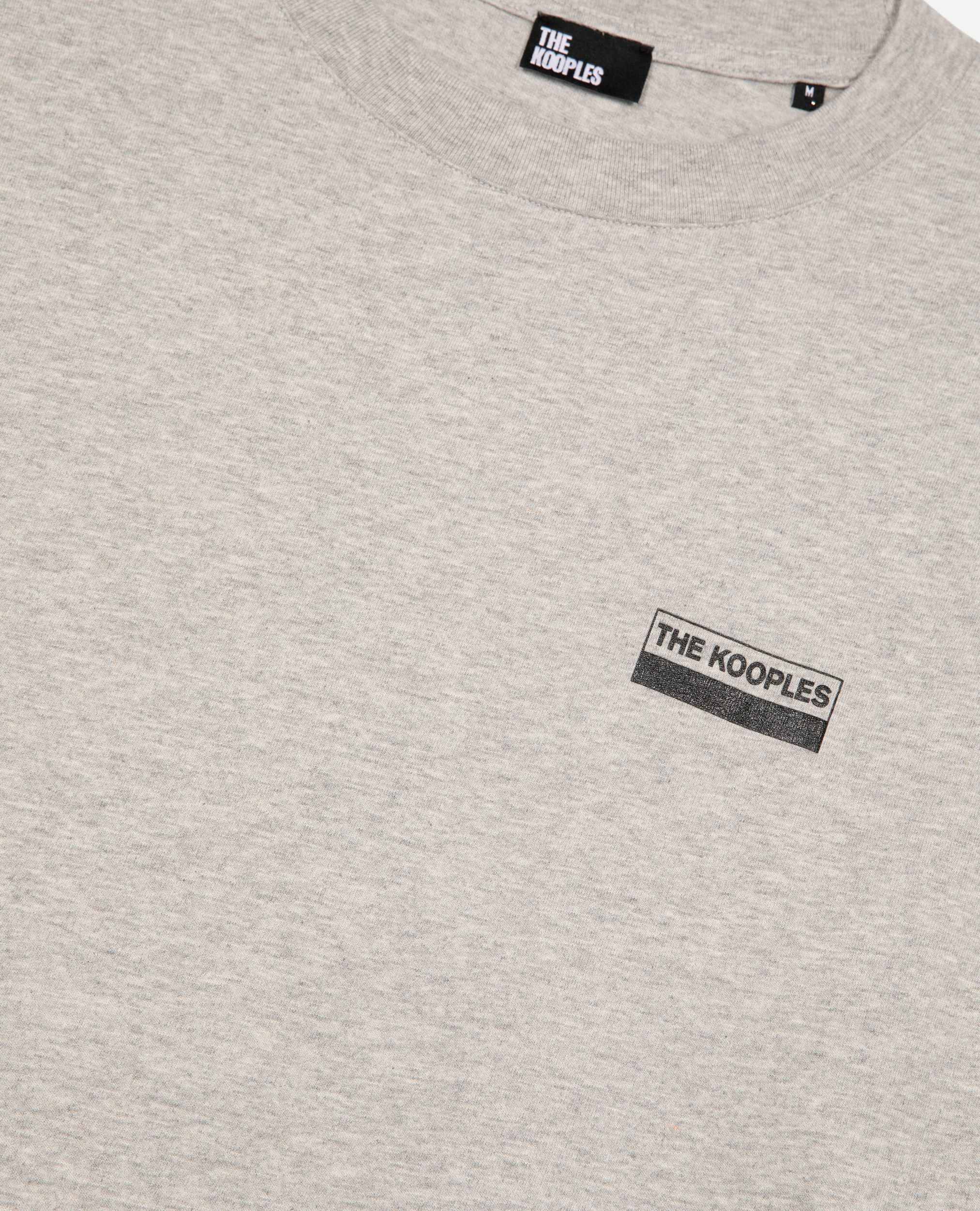 T-shirt à sérigraphie gris, LIGHT GREY MELANGE, hi-res image number null