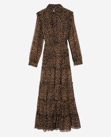The Kooples FEMME LEOPARD robe longue imprimé léopard