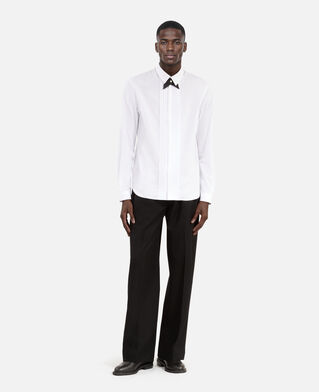 The Kooples MEN WHITE white formal shirt with classic collar