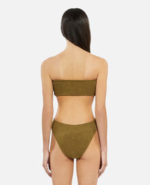 The Kooples FEMME KAKI bas de maillot de bain the kooples x luz échancré kaki