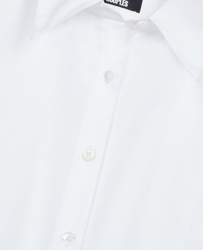 The Kooples FEMME WHITE chemise en popeline blanche