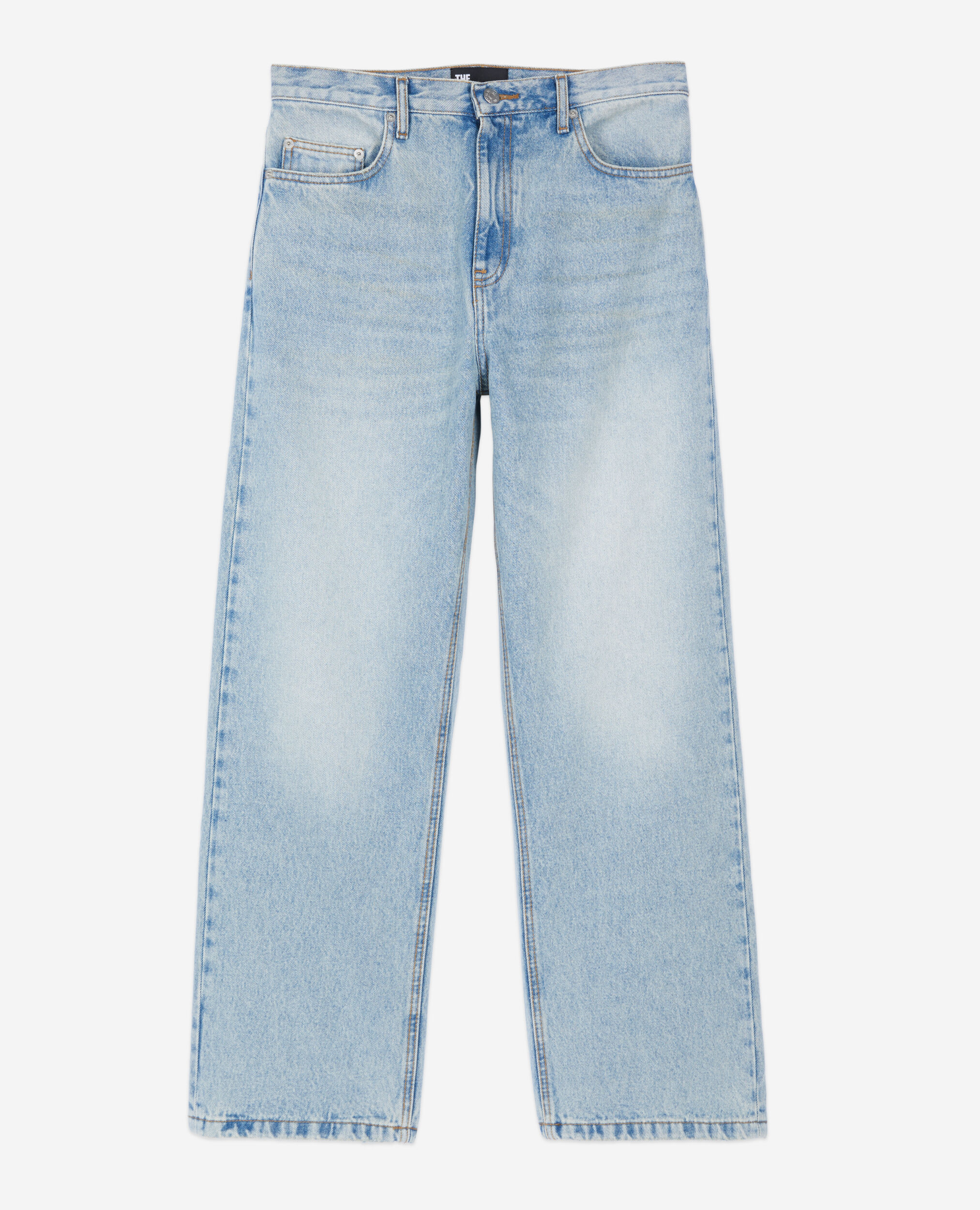 Jean boyfriend bleu clair, BLUE BLEACHED / NAVY, hi-res image number null