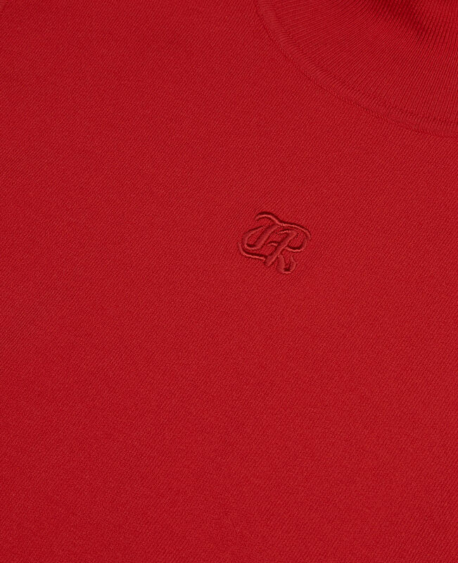 The Kooples FEMME RED top en maille rouge