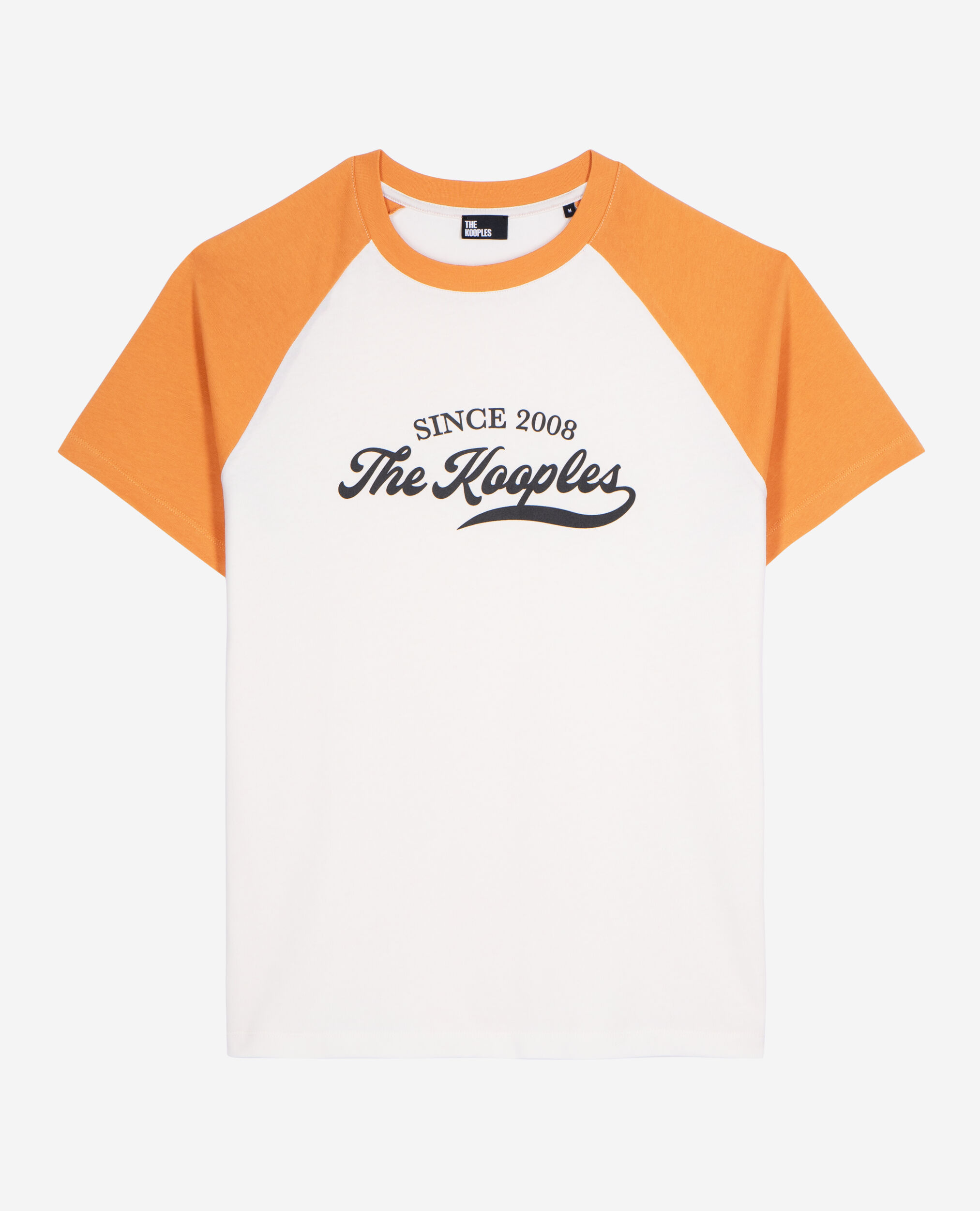 T-shirt avec sérigraphie logo écru, ECRU, hi-res image number null