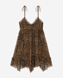 The Kooples FEMME LEOPARD robe courte imprimé léopard