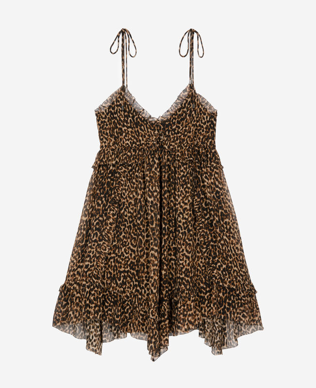 The Kooples FEMME LEOPARD robe courte imprimé léopard
