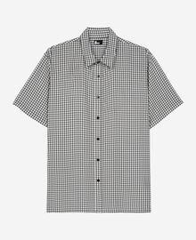 The Kooples HOMME BLACK WHITE chemise manches courtes imprimé fleuri