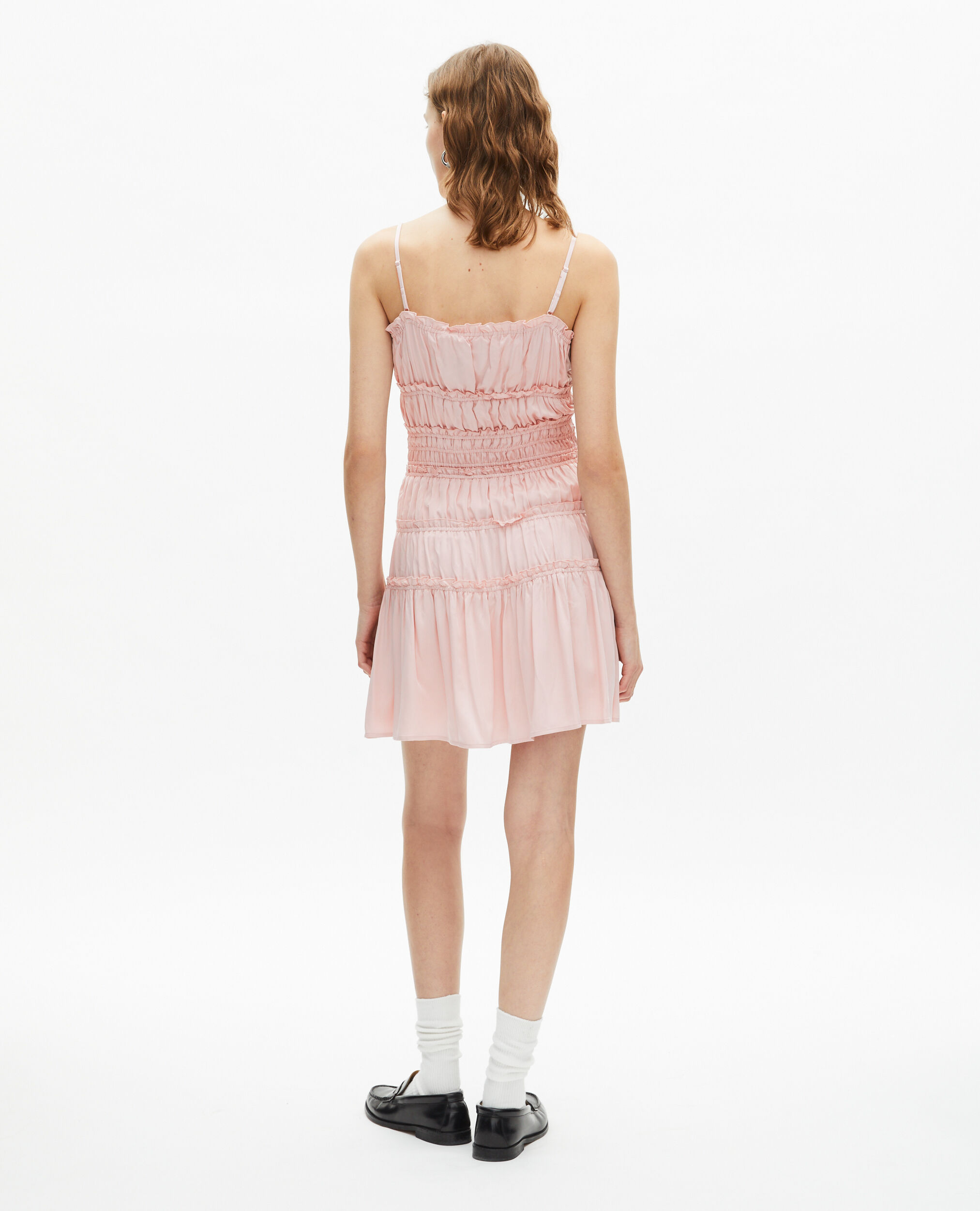 Robe courte avec nœuds lilas, LILA, hi-res image number null