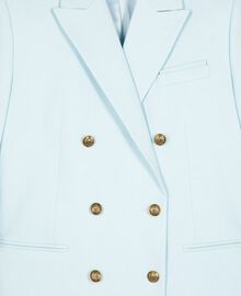 The Kooples FEMME LIGHT BLUE veste de tailleur en coton bleue