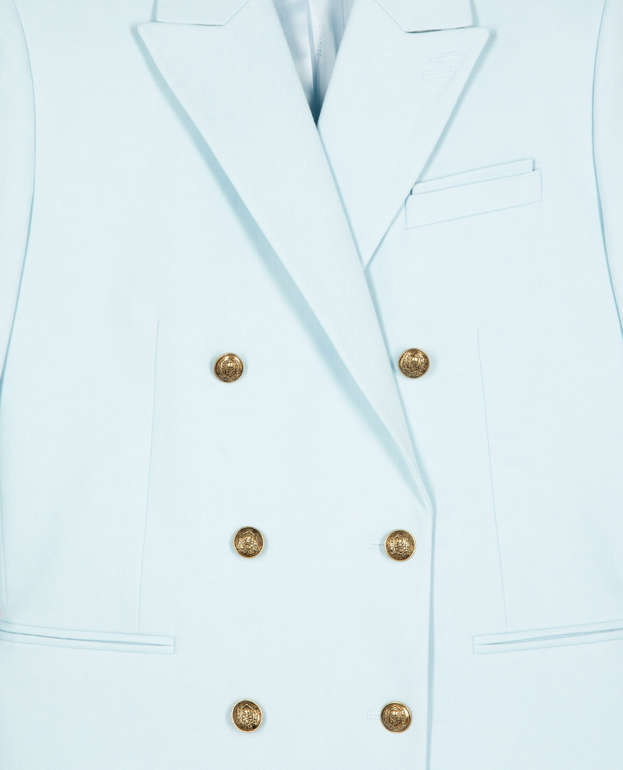 Veste de tailleur en coton bleue, LIGHT BLUE, hi-res image number null
